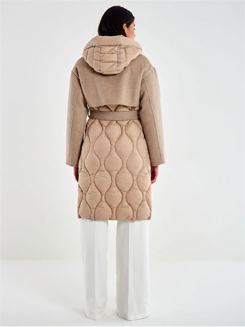 Cappotto Con Inserti in Piumino VICOLO | TF0028/CACH